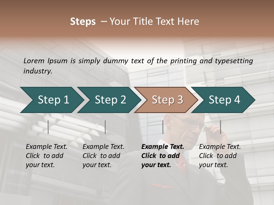 Poster Contemplation Graphics PowerPoint Template