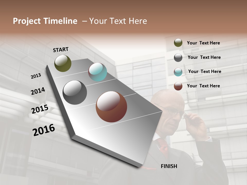 Poster Contemplation Graphics PowerPoint Template