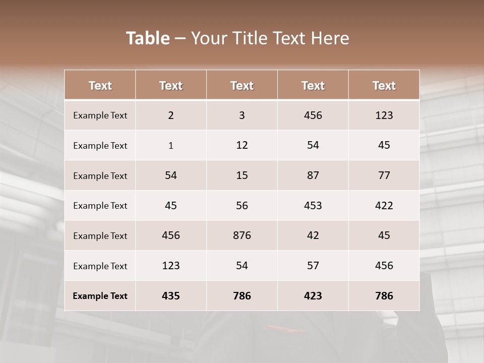 Poster Contemplation Graphics PowerPoint Template