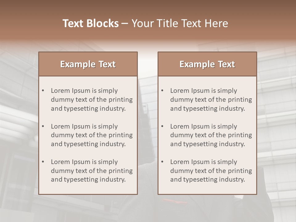 Poster Contemplation Graphics PowerPoint Template