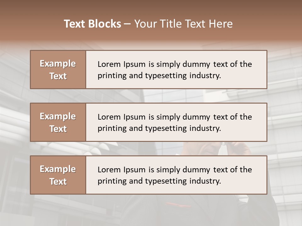 Poster Contemplation Graphics PowerPoint Template