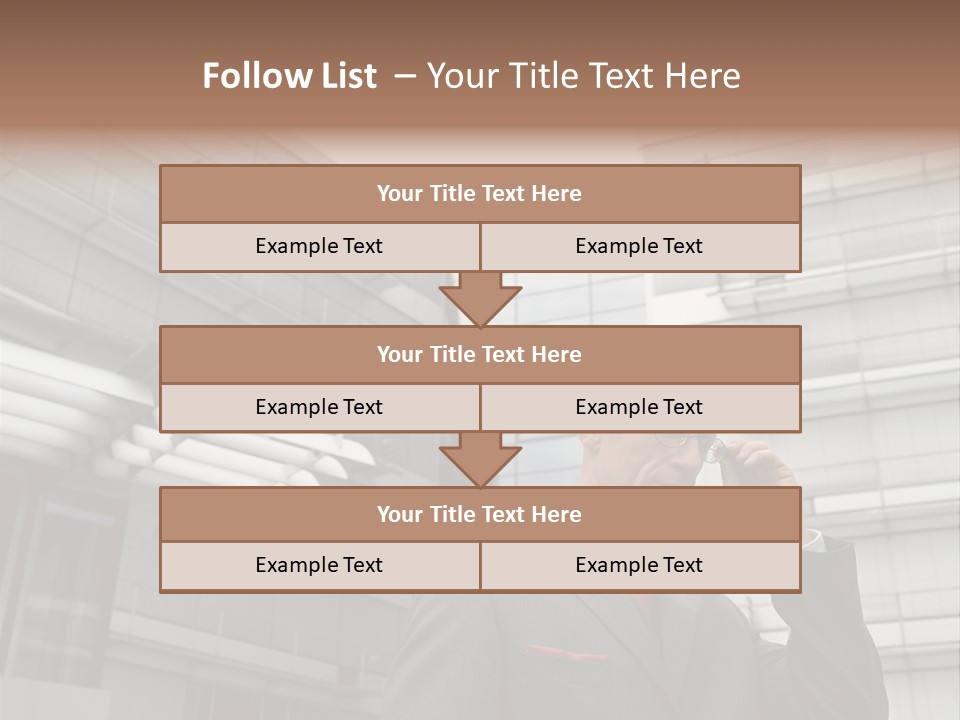 Poster Contemplation Graphics PowerPoint Template
