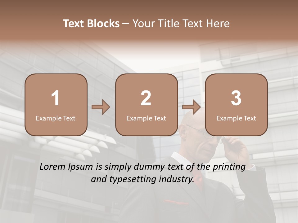 Poster Contemplation Graphics PowerPoint Template