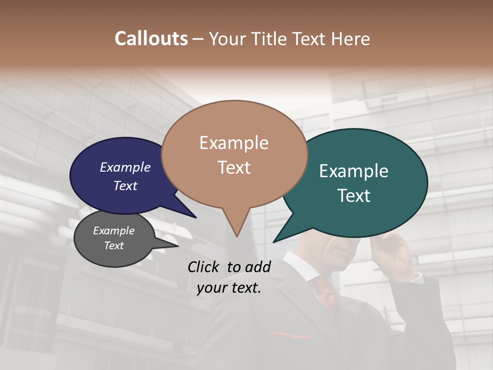 Poster Contemplation Graphics PowerPoint Template