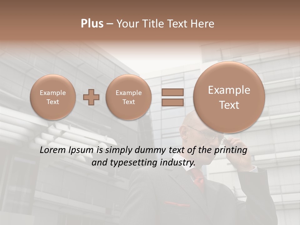 Poster Contemplation Graphics PowerPoint Template