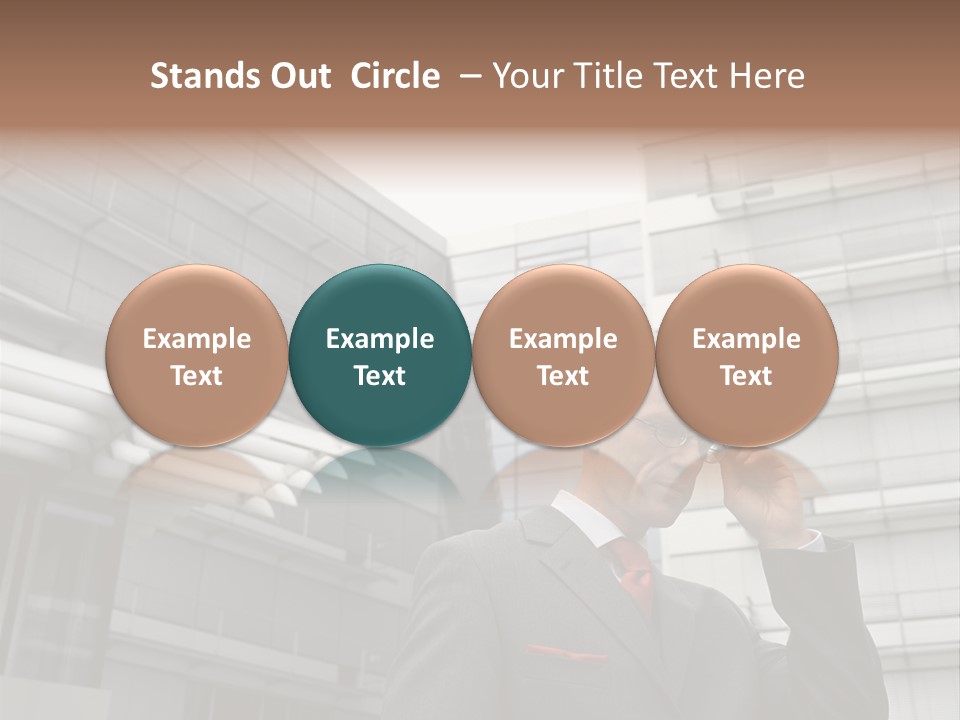 Poster Contemplation Graphics PowerPoint Template