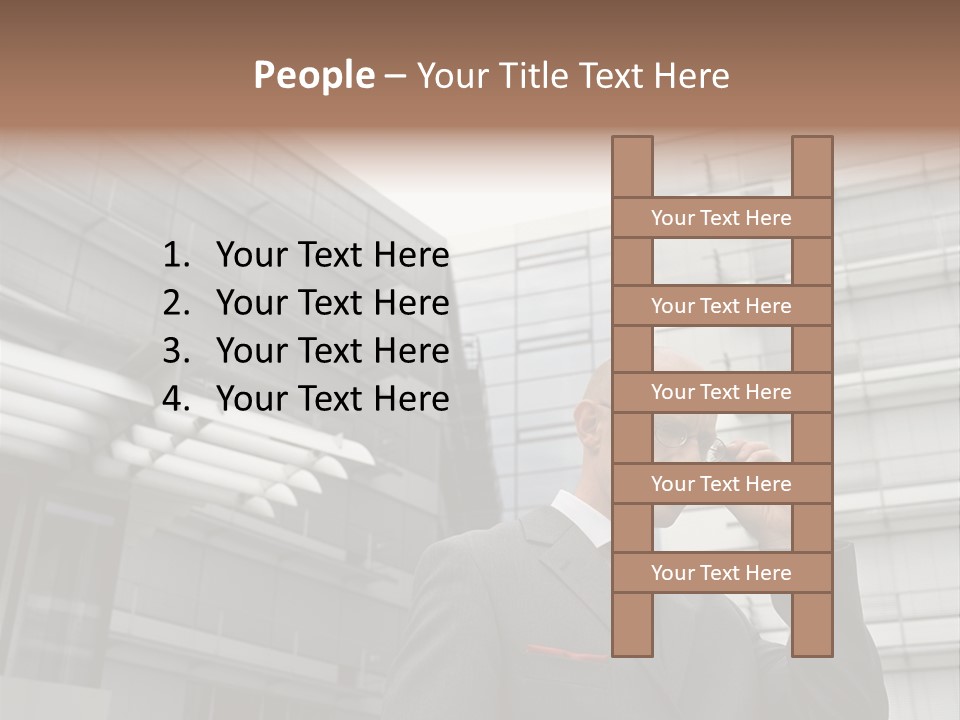 Poster Contemplation Graphics PowerPoint Template