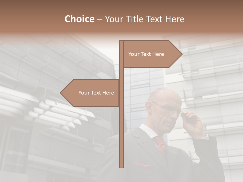 Poster Contemplation Graphics PowerPoint Template