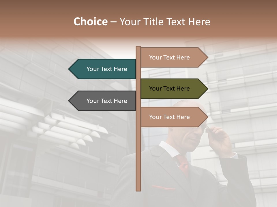 Poster Contemplation Graphics PowerPoint Template
