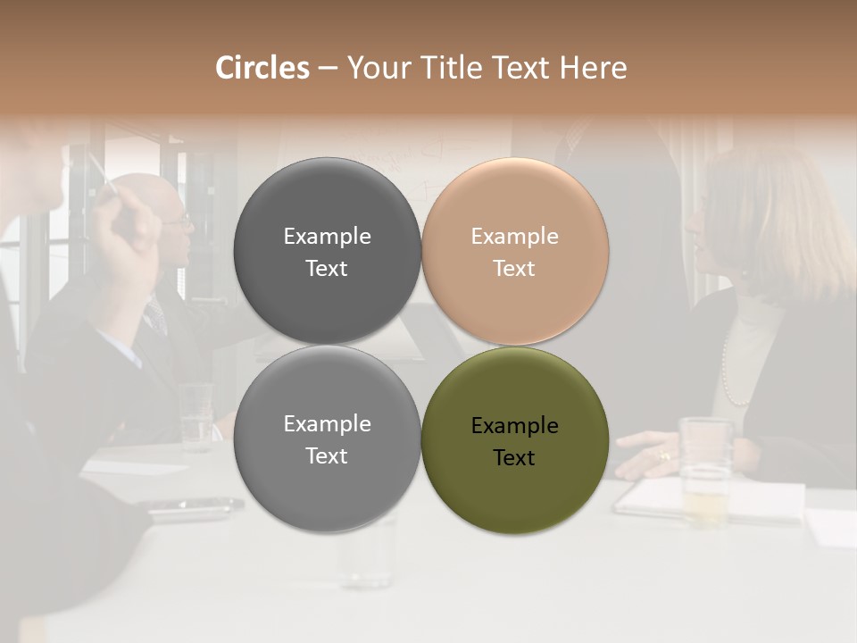 Flipchart Seniorman Male PowerPoint Template