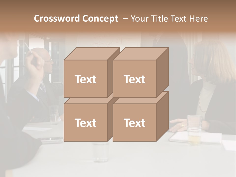 Flipchart Seniorman Male PowerPoint Template