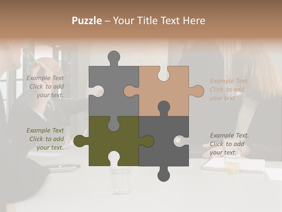 Flipchart Seniorman Male PowerPoint Template