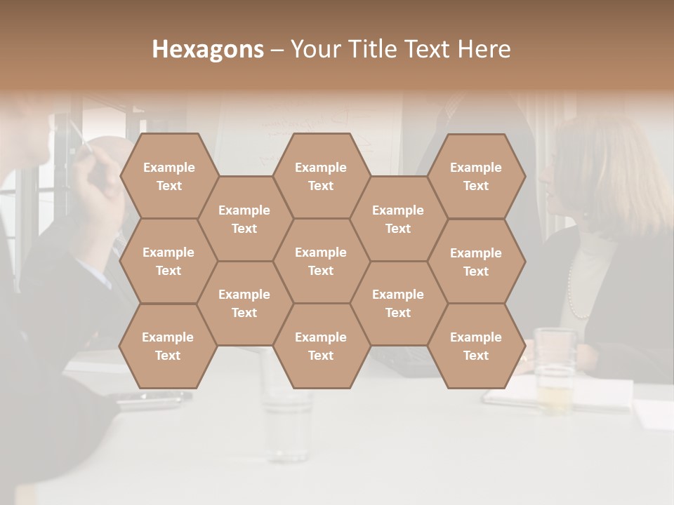 Flipchart Seniorman Male PowerPoint Template