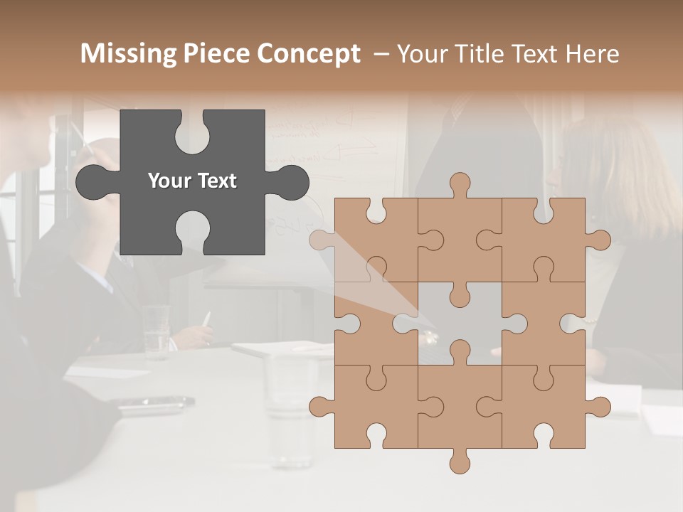 Flipchart Seniorman Male PowerPoint Template