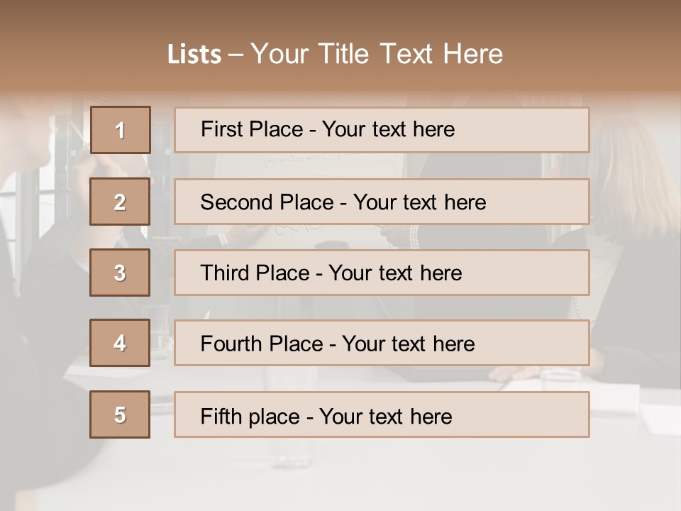Flipchart Seniorman Male PowerPoint Template