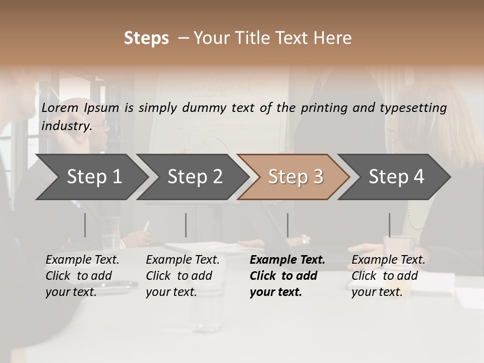 Flipchart Seniorman Male PowerPoint Template