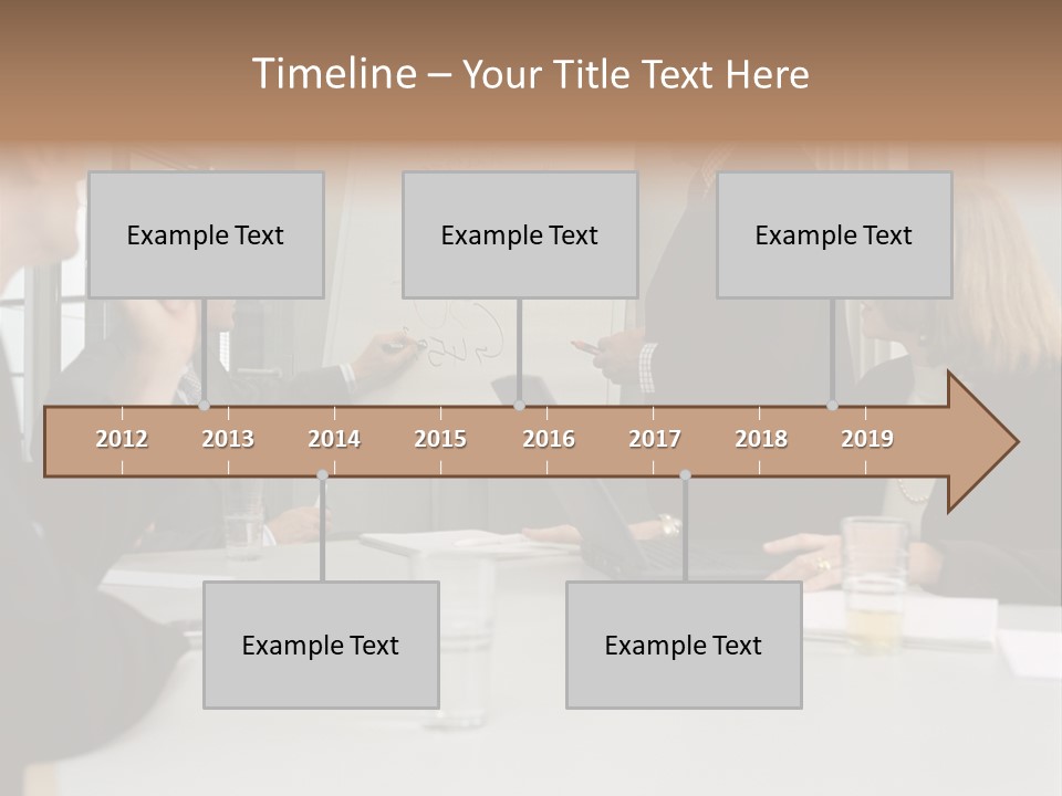 Flipchart Seniorman Male PowerPoint Template