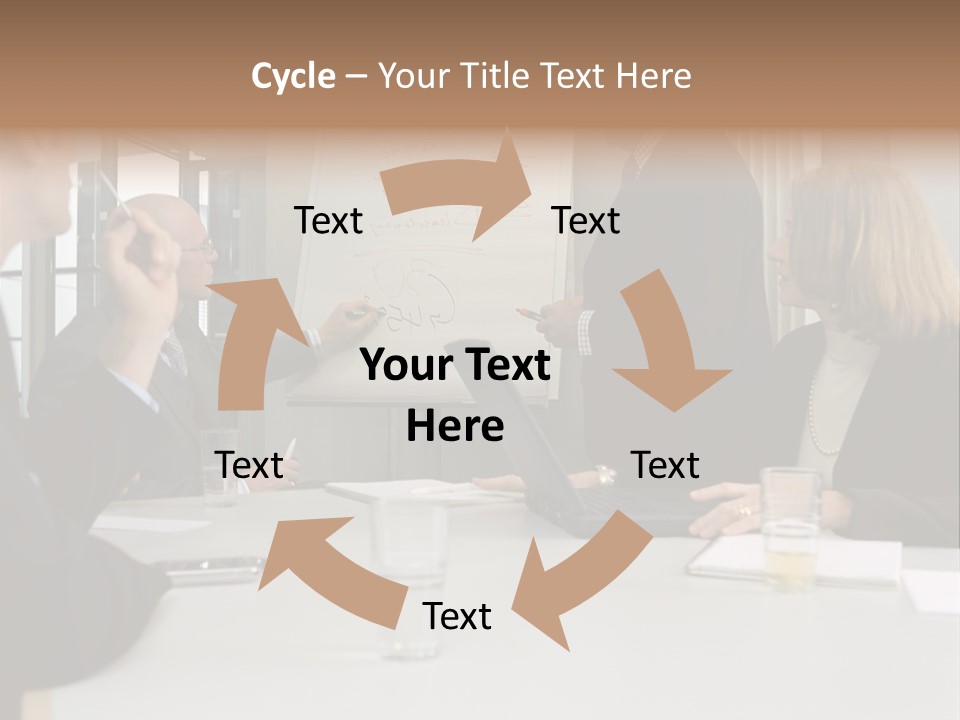 Flipchart Seniorman Male PowerPoint Template