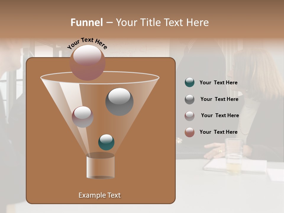 Flipchart Seniorman Male PowerPoint Template