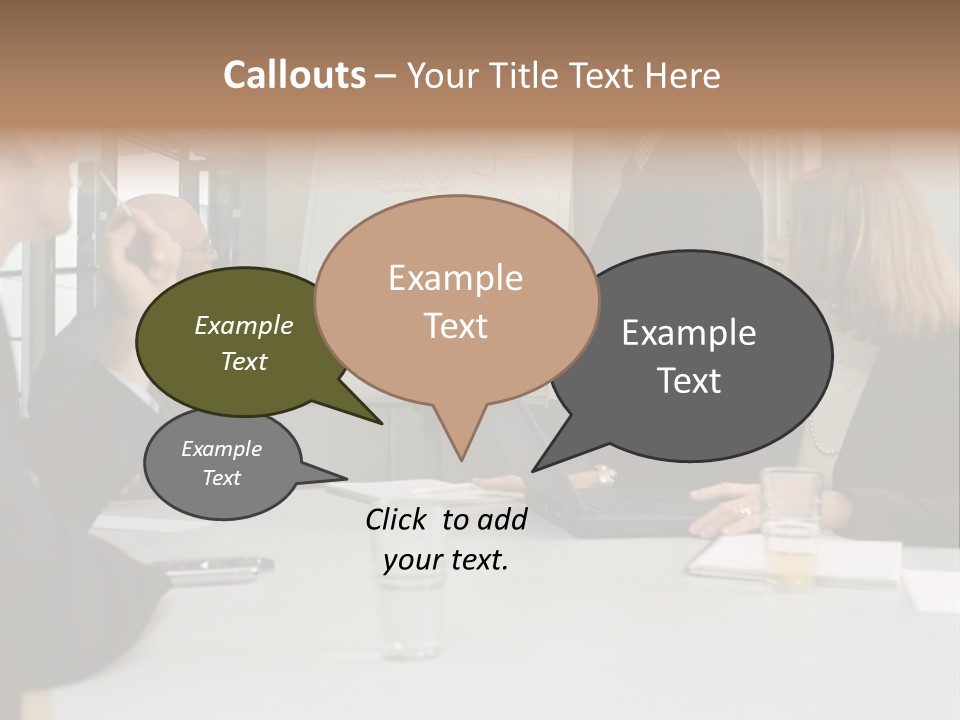Flipchart Seniorman Male PowerPoint Template
