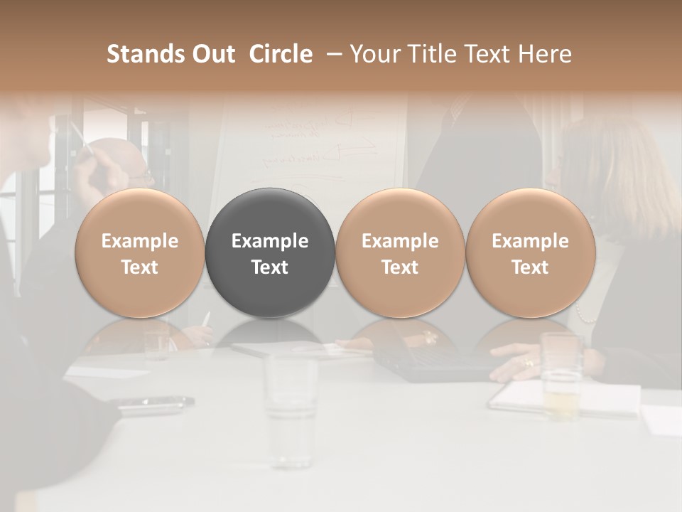 Flipchart Seniorman Male PowerPoint Template