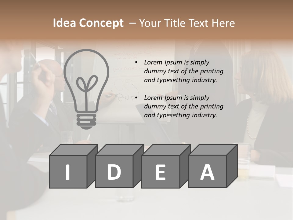 Flipchart Seniorman Male PowerPoint Template