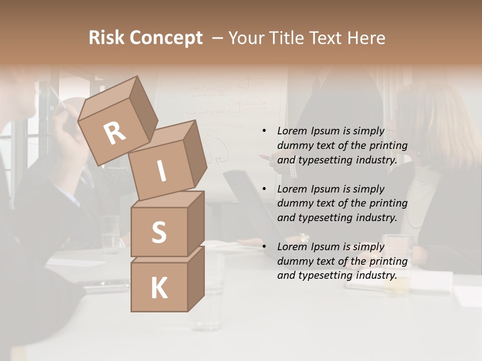 Flipchart Seniorman Male PowerPoint Template