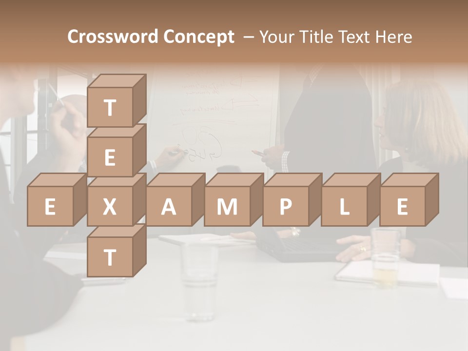 Flipchart Seniorman Male PowerPoint Template