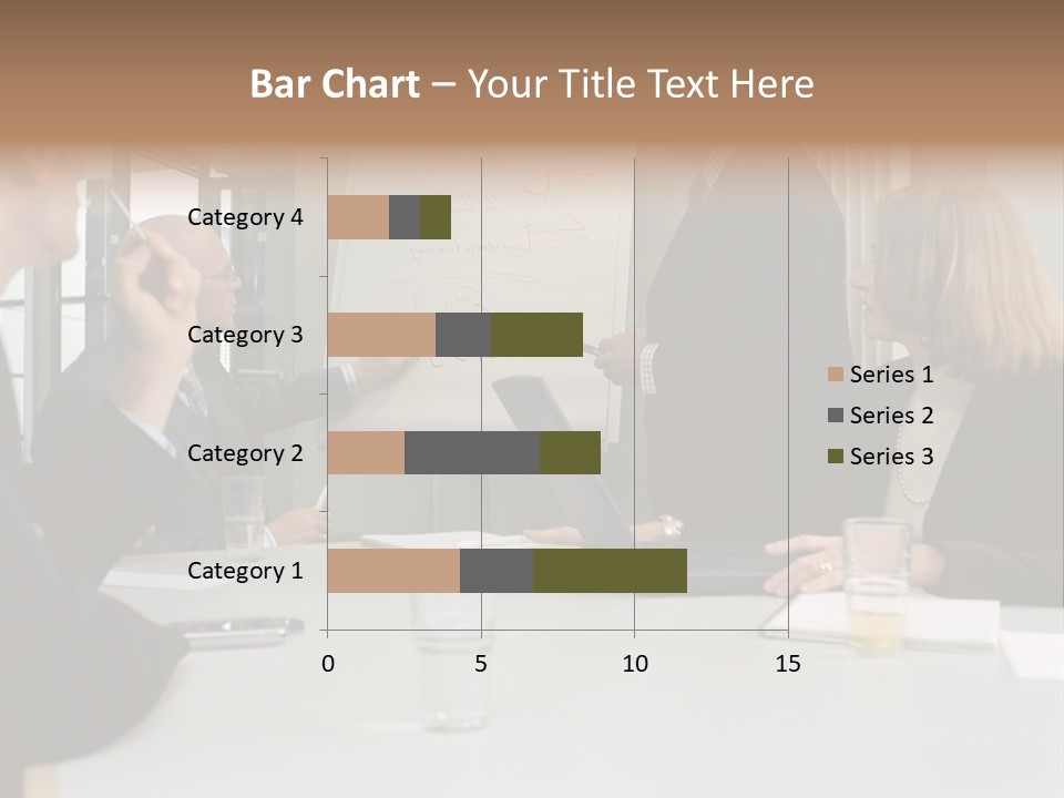 Flipchart Seniorman Male PowerPoint Template