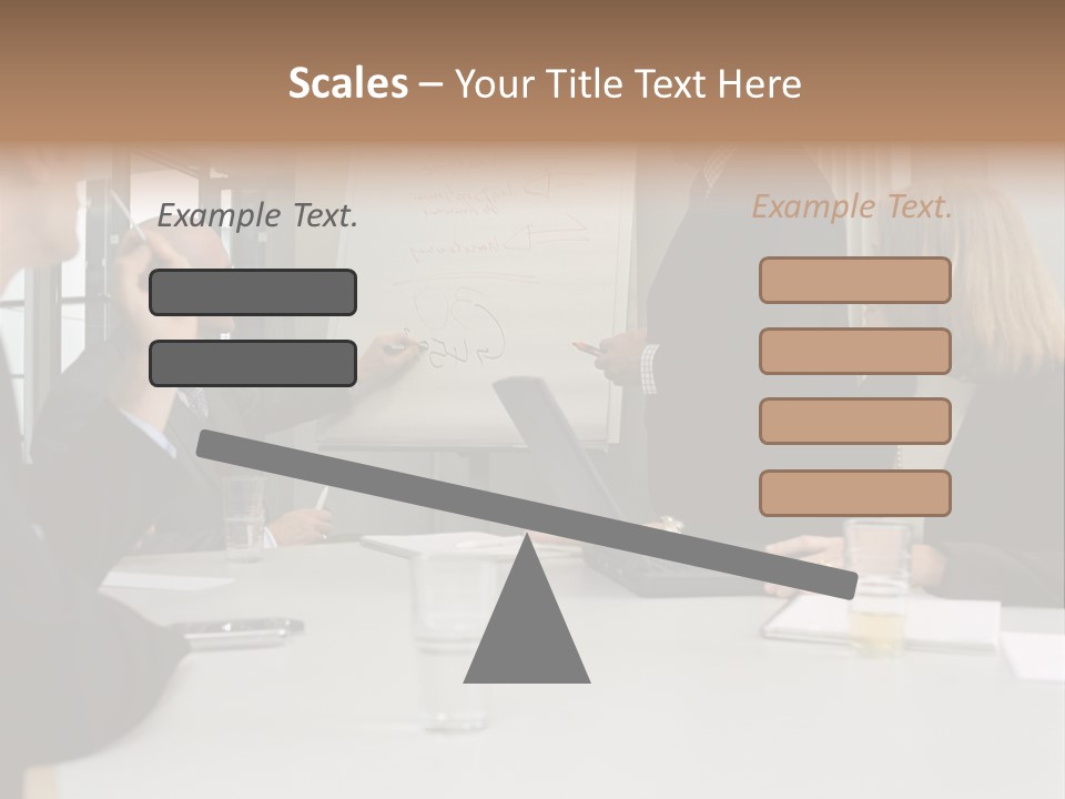 Flipchart Seniorman Male PowerPoint Template