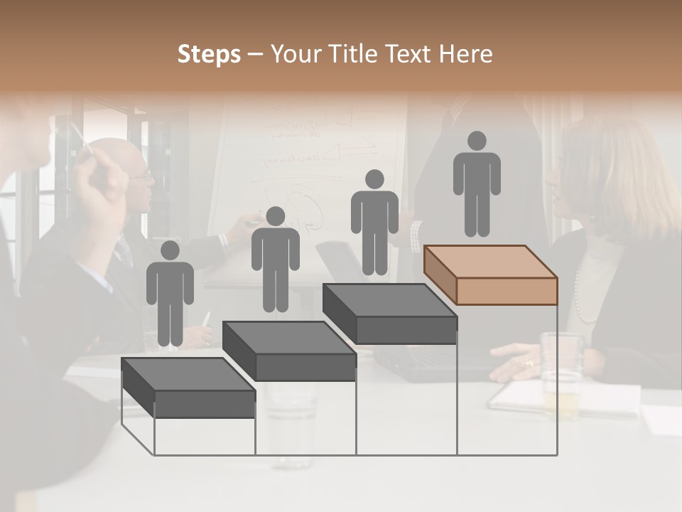 Flipchart Seniorman Male PowerPoint Template