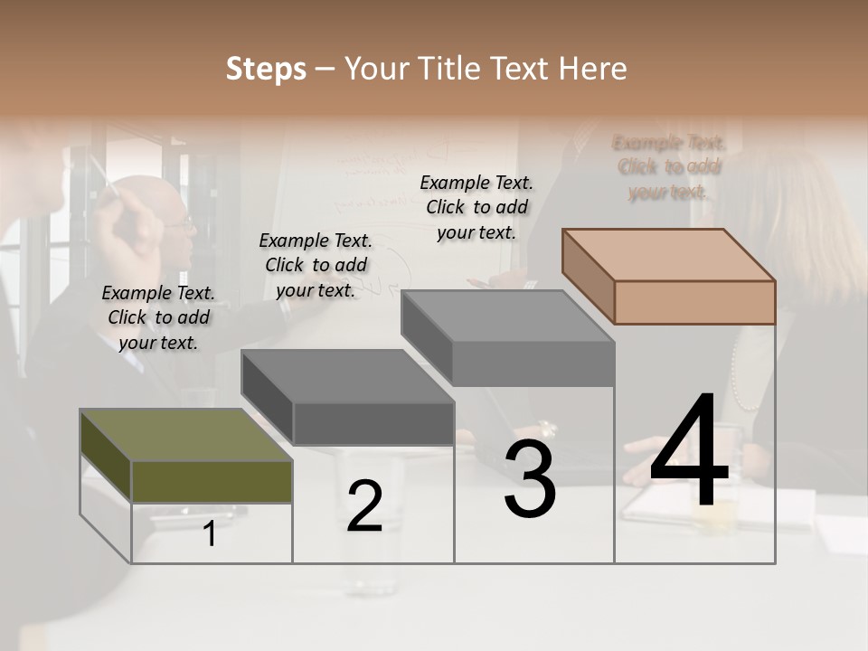 Flipchart Seniorman Male PowerPoint Template