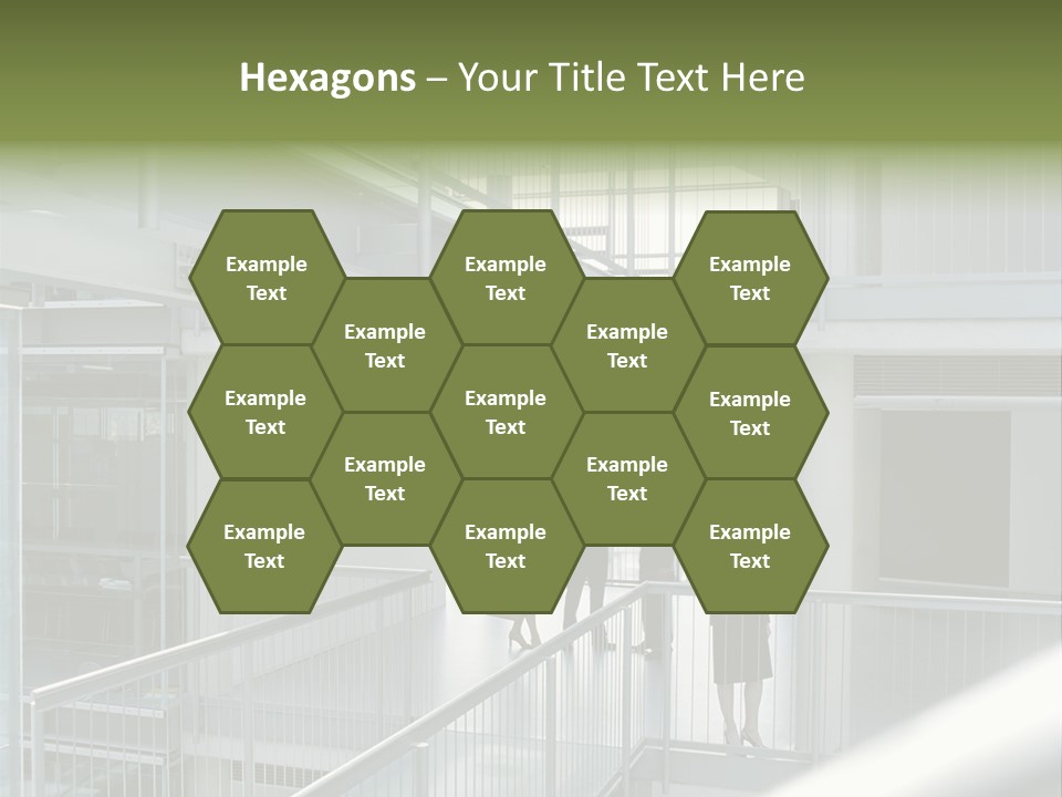 Railing Meeting Caucasian PowerPoint Template