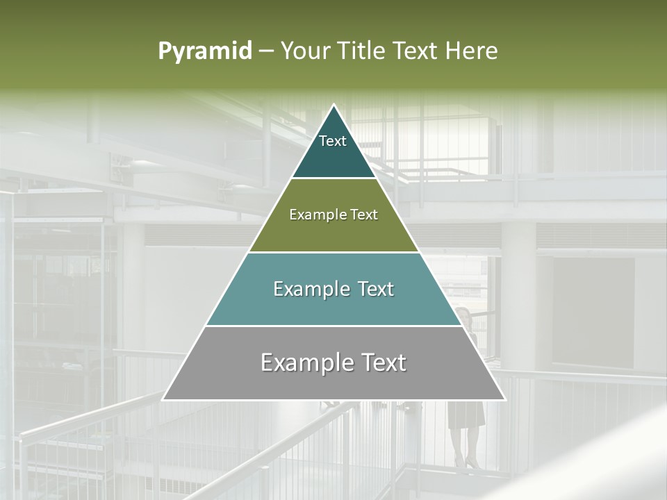 Railing Meeting Caucasian PowerPoint Template