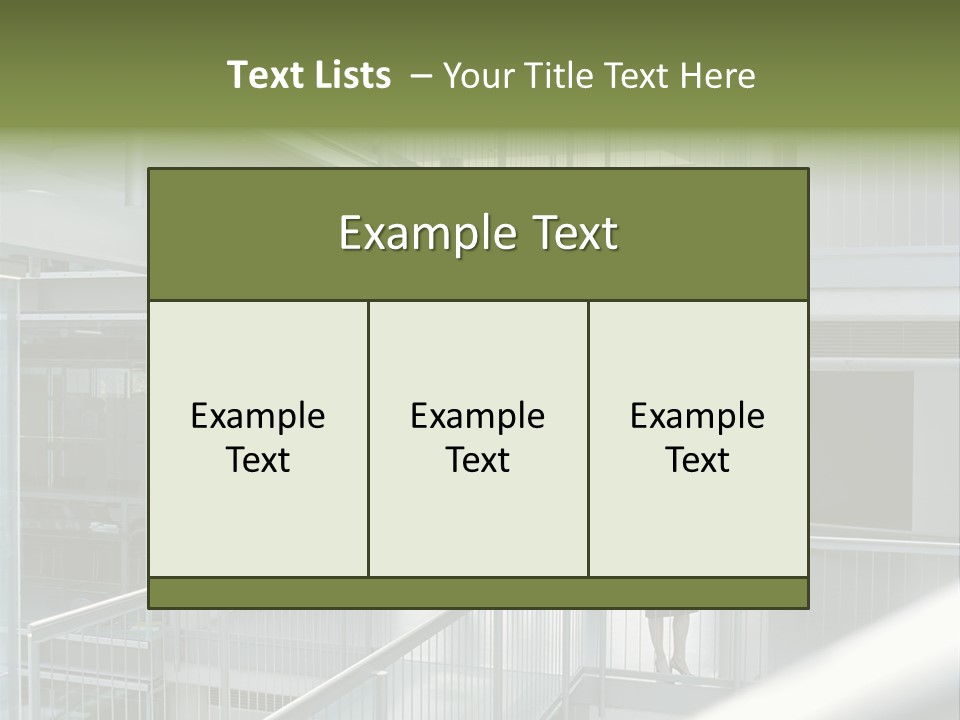 Railing Meeting Caucasian PowerPoint Template