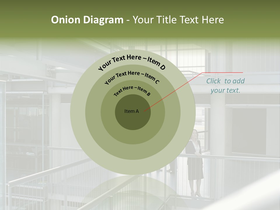 Railing Meeting Caucasian PowerPoint Template