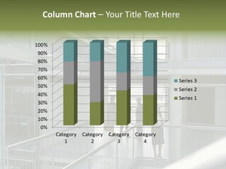 Railing Meeting Caucasian PowerPoint Template