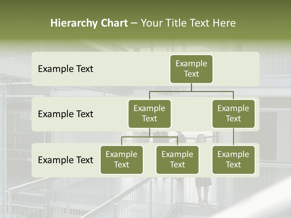 Railing Meeting Caucasian PowerPoint Template