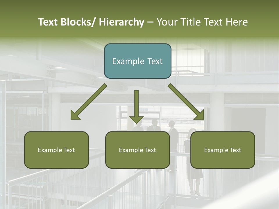 Railing Meeting Caucasian PowerPoint Template
