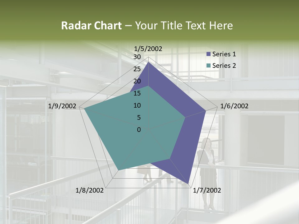 Railing Meeting Caucasian PowerPoint Template