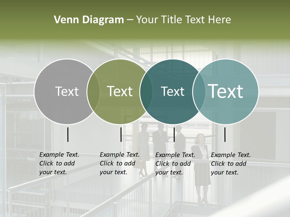 Railing Meeting Caucasian PowerPoint Template