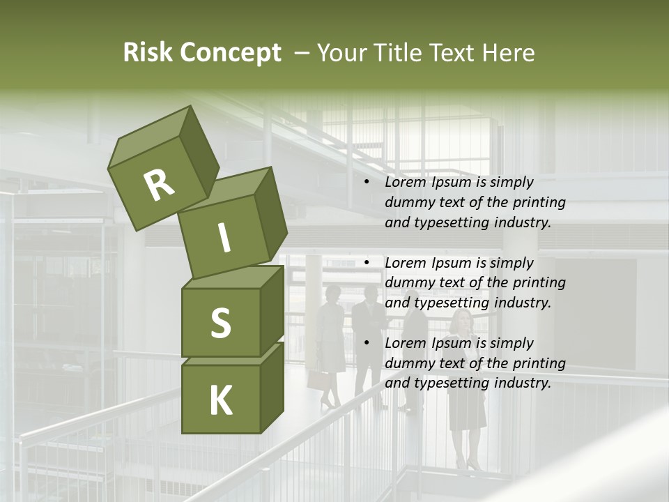 Railing Meeting Caucasian PowerPoint Template