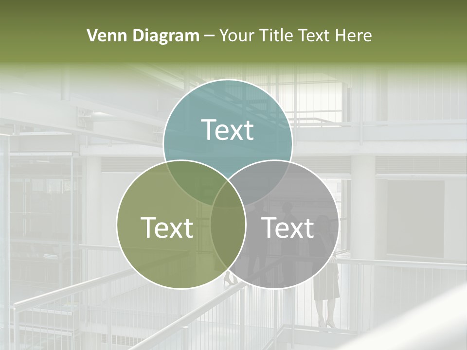 Railing Meeting Caucasian PowerPoint Template