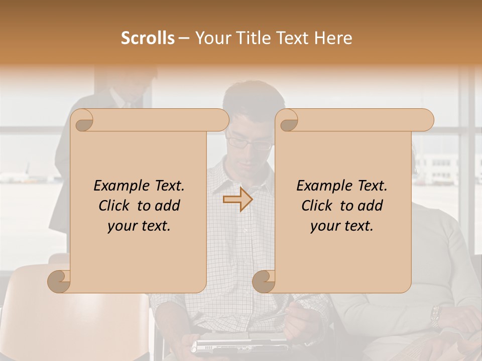 Enjoy Fond Male PowerPoint Template