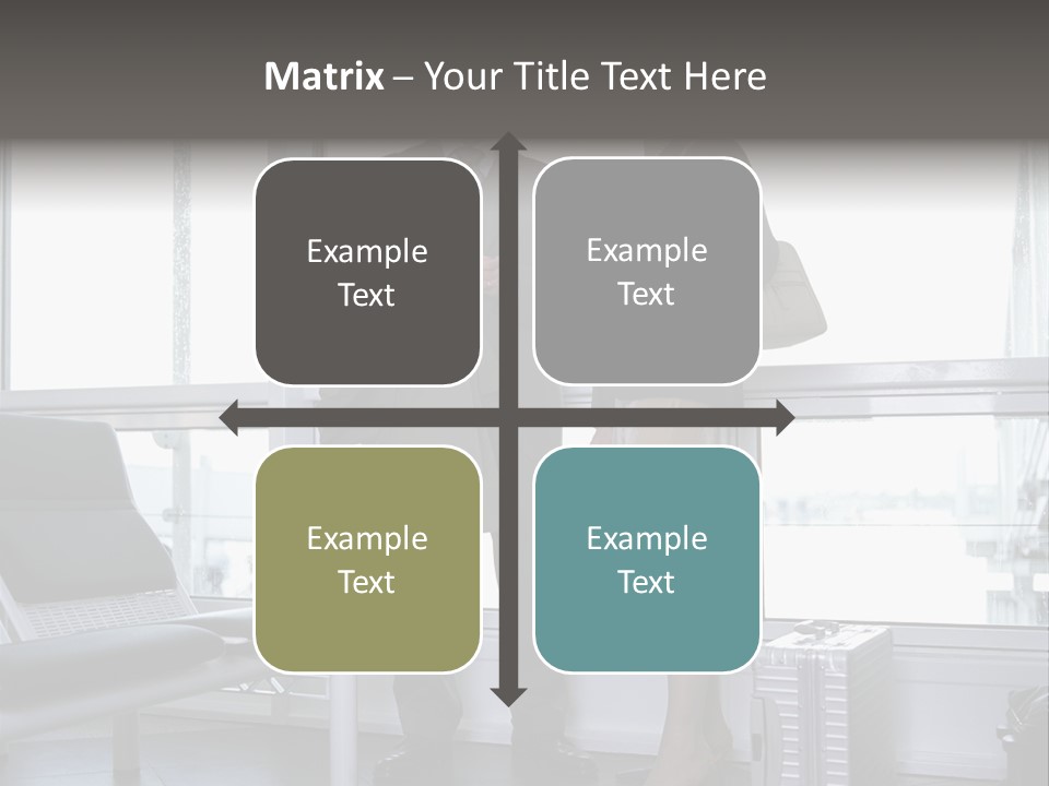 Goodbye At The Train Station PowerPoint Template