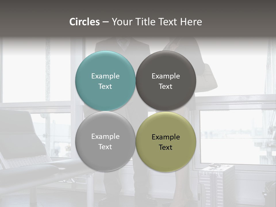 Goodbye At The Train Station PowerPoint Template