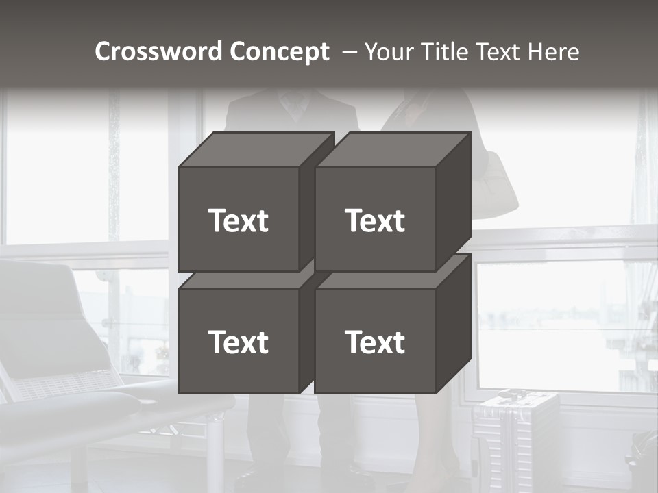 Goodbye At The Train Station PowerPoint Template