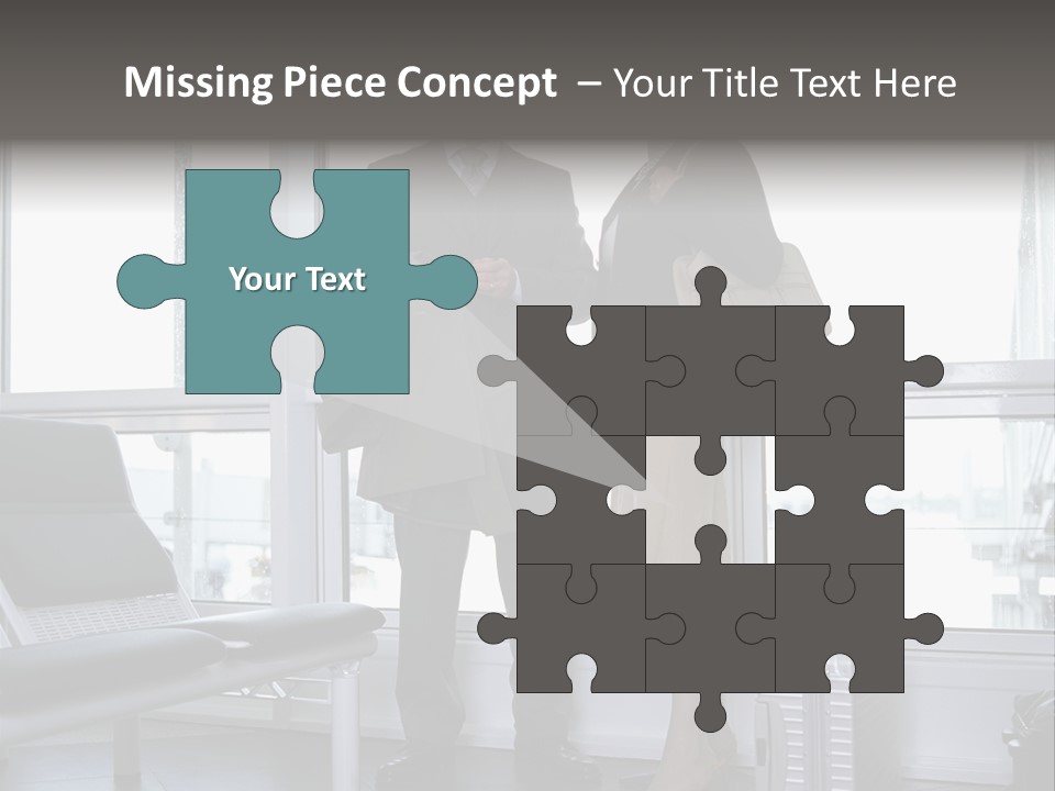 Goodbye At The Train Station PowerPoint Template