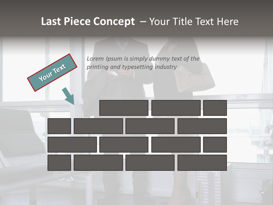 Goodbye At The Train Station PowerPoint Template