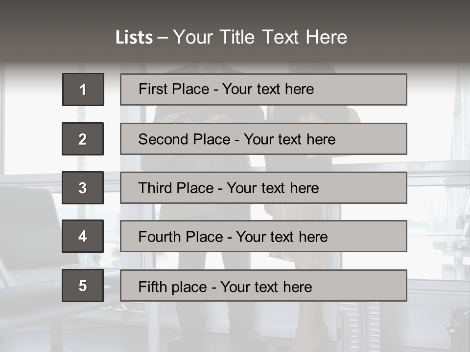 Goodbye At The Train Station PowerPoint Template